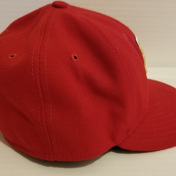 DC Authentic on field red baseball cap new era - Picture 3 of 7